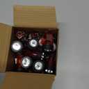 20 Pcs Mini Flashlight Keychains Bulk Plastic Portable Handheld LED Key Chains for Birthday Party Favors(Red)