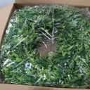 2Pack 20in Eucalyptus Wreath for Front Door, Double Wreaths for Front Door, Artificial Green Leaves Greenery Wreath, All Season Wreath for Porch Window Wall Farmhouse Indoor Outdoor Home Decor