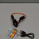 Bone Conduction Headphones,Open Ear Wireless Bluetooth 5.4 Headphones with MicIPX6 Waterproof Sport Bluetooth Headset15H Playback for Running Cycling Walking,Outdoor (Orange)