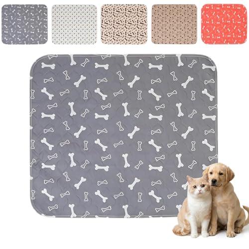 Puppy Pads with Pheromones,Forever Pad,Washable Pee Pads for Dogs,Reusable Pee Pads for Dogs,Waterproof and Leak-Proof,Non-Slip Base Training Pads Suitable for Home and Dog Crates(Gray,XS)