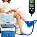 Cold Therapy Machine for Foot Ankle Surgery, Ice Therapy Machine with Pressure Regulator, Timer & Temperature Display, Cryotherapy Unit with Foot Ankle Ice Pack Wrap for Post-Surgery Recovery
