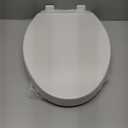 Elongated Toilet Seat 18.5" - Soft Close, Durable PP Oval Toilet Lid, Easy Installation & Removal, Fits Most Toilet Bowl Seat (Elongated 18.5'')