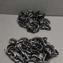 Zcaukya 2 Pcs Halloween Plastic Chain, 6 FT Halloween Props Fake Chains, Plastic Chain Links Creepy Costumes Accessories Haunted House Decor