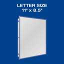 Oxford Sheet Protectors, Clear Finish, Page Protectors for 3 Ring Binder,Top Load, Letter Size Plastic Sleeves, Reinforced 3 Hole Punch for Binders, 200 per Box (33268)