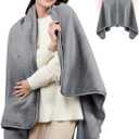 Rechargeable Cordless Heated Blanket  Battery Operated & Battery Powered Heated Blanket, Warm Throw for Outdoor, Car & Home, Works with External Battery Pack (Battery Not Included)