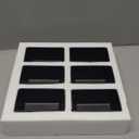 Elsjoy 6 Pack Black Ceramic Sugar Packet Holders, 5 oz Porcelain Tea Bag Bowl Sweetener Packet Holder Container for Home, Coffee Bar