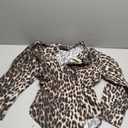 Maluca - Wrap Blouse, Size 36, Color C1366 , Brown Baum Leorapd