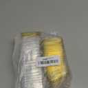 50Pcs Square Plastic Cake Boxes with Lids, 2.73" Clear PET Dessert Containers for Cupcakes, Muffins, Pastries, Bakery Packaging for Wedding, Birthday, Party Favors (gold base)