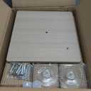 Cat Window Perch with Thick Sisal Scratching Post, Cat Hammock for Window, 53.5" Adjustable Tall Cats Scratching Post with 2 Upgrade Suction Cups, Cats Window Bed with Fluffy Cushion, Jute