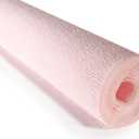 Cartotecnica Rossi 180g 19.6 Inch 8.2ft Long Wide Italian Crepe Paper for Wedding Ceremony Various Large Festivals Decoration (Soft Pink569)