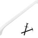 AMI PARTS Upgraded 316443601 (not 316545301) AP3906094 Oven Door Handle Compatible with Ken-More Fri-gidaire Range Oven Stove, Include 2Pcs 316433300 Oven Door Handle Screws (White)