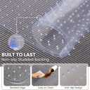 Office Chair Mat for Carpet, 48" 60" Heavy-Duty Clear PVC Carpet Protector Mat, Non-Slip Desk Floor Mat for Low Pile Carpet, Smooth Glide, Ideal for Home, Office, Gaming Room