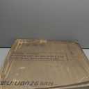 Patio Umbrella Base 40lbs Outdoor Umbrella Stand with Wheels, Heavy Duty Square Concrete Stand Market Umbrella, Brown