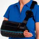 Vive Shoulder Sling with Abduction Pillow - Rotator Cuff Sling and Shoulder Immobilizer - Pain Relief After Surgery, Sublexion, Dislocated or Broken Arm - Adjustable Support with Exercise Ball (Small)