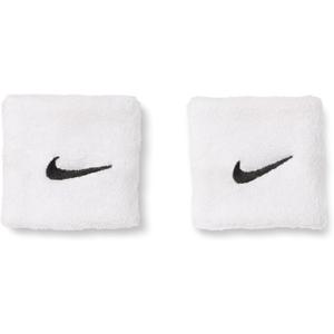 Nike Unisex Adult Swoosh Classic Wristband 2 Pack (White)