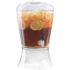 Creativeware 3-Gallon Beverage Dispenser- Poly Prop Beverage Dispenser, Clear, 
Product Dimensions	11"L x 11"W x 19"H
Capacity	3 gallons