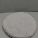 Round Memory Foam Chair Cushion Circle Bar Stool Pad Detachable Chair Seat Cushion with Removable Cover and Rubber Back Anti Slip Kitchen Dining Chair Pad 13 Inches Grey
