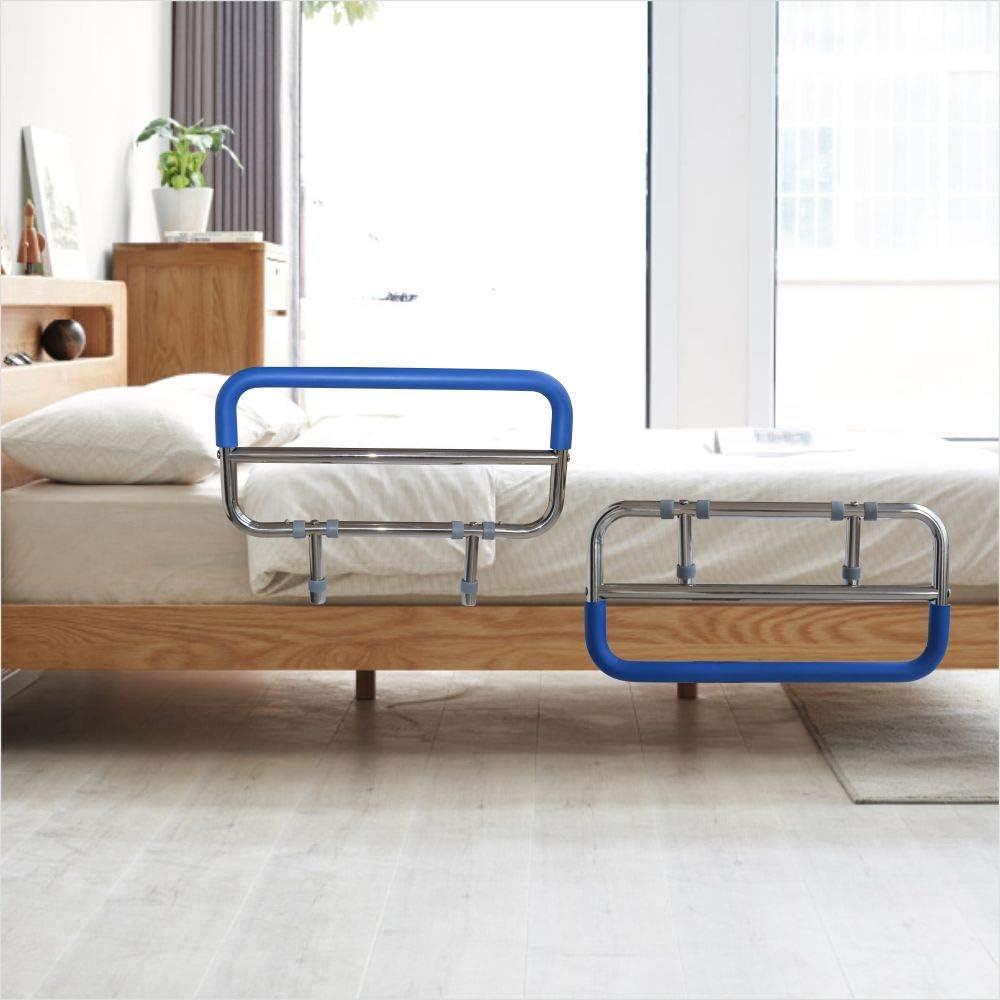Bedside Assistant Stainless Steel Bedside handrail for The Stable and Foldable Adjustable Senior Bed Safety Rail and Bedside Standing Assist Grab Bar, 1 Count
