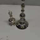 Deco 79 Aluminum Metal Candelabra, 10" x 10" x 23", Silver