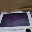 Purple Double Seat Cushion | Pressure Reducing Grid Designed for Ultimate Comfort | Designed for Office Chairs, Full | Made in The USA