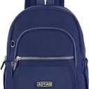 AOTIAN Mini Nylon Women Backpacks Casual Lightweight Small Daypack for Girls (Mini Deep Blue)