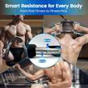 Twister Arm Trainer - Adjustable Resistance Arm & Chest Exerciser, Portable Forearm Strengthener with Detachable Design, Power Twister Bar for Home Gym, Outdoor & Office Workout (40-90lbs)