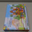 102PCS Dinosaur Toys Magnetic Tiles with 8 Dinosaurs - Jurassic Scenes Dinosaur World Adventure Set, Magnetic Blocks Kids Toys for Boys & Girls Ages 3+, Sensory Toddler Creative Kids Games Gifts