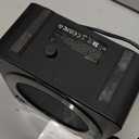 Gaiatop Mini Space Heater, Lightweight PTC Ceramic Fast Heating 500W Energy Efficient for Indoor Use, Overheating & 45 Tip-Over Protection, Portable Desk Electric Heaters for Office Home Black