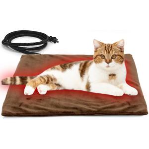NAMOTEK Pet Heating Pad, Safe Electric Heating Pad for Dogs and Cats Indoor Warming Pad with Auto Constant Temperature 15.7" x 12"