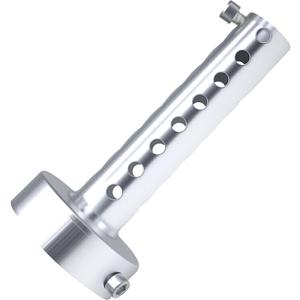 Motorcycle Exhaust Silencer Motorbike Muffler Insert Baffle Silencer Universal (silver-60mm)