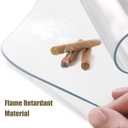 Kuyal Clear Chair Mat, Hard Floor Use, 48" x 30" Transparent Office Home Floor Protector mat Chairmats (30" X 48" Rectangle)