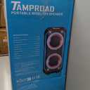 TAMPROAD Bluetooth Speaker, 300W Peak Power Wireless Boombox Speakers with Deep Bass, Portable Loud Stereo Sound Large Subwoofer with Led Light Show for Party Outdoor Camping