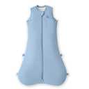 Momcozy Sleep Sack for Baby 0-6 Months, 1.5 TOG Baby Wearable Blanket with Supportive Plush Filling, Two-Way Zipper for Easy Diaper Changes, Snap-Fit Design for Growing Babies, Small, Blue