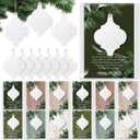 Sieral 12 Set Christmas Ornament Gifts Bulk Thank You Gift for Coworker Flat Lantern Hanging Sign with Card for Xmas Trees Employee Appreciation Gift for Team Office Staff Teacher Nurse (Team)