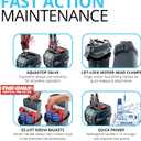 Fluval 207 Perfomance Canister Filter - for Aquariums Up to 45 Gallons - Aquarium Canister Filter
