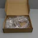 Hiboom Heart Curtain Lights,Romantic Love Window Lights,USB Plug and Battery Powered,123 LED 11 Love Heart Light up String Lights for Valentines Mother's Day Room Decoration(Red)