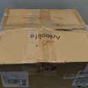 Black Plastic Garden Landscape Edging, 5 Tall Border Coil, Flexible and Strengthened with Anti-UV Treatment (100ft with 30pcs Stakes)