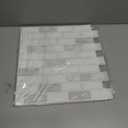 Art3d 10-Piece Peel and Stick Backsplash Tile, 12" X 12" Self-Adhesive Tile Sticker (10 Tiles)