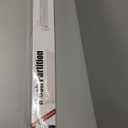 Reinforced 120 Inch Extra Long Retractable Baby & Dog Gate with Support Rods Prevents Crawling Under, 10 Ft Wide for Large Openings, Indoor/Outdoor Gate, White