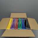 Better Office Products Letter Size Paper Portfolios, Case of 100, Assorted Primary Colors, with Fasteners (Assorted, 2 Pocket Paper Folders)