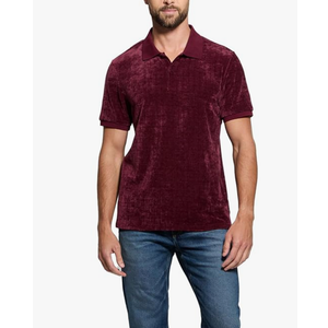 GUESS Men's Parker Velour Stripe Polo XXL