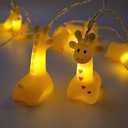 Fantasee 1.5M 10 LED Giraffe String Lights Battery Operated LED Fairy Fantastic Lights for Bedroom Baby Room Child Room Birthday Party Decoration (Giraffe)