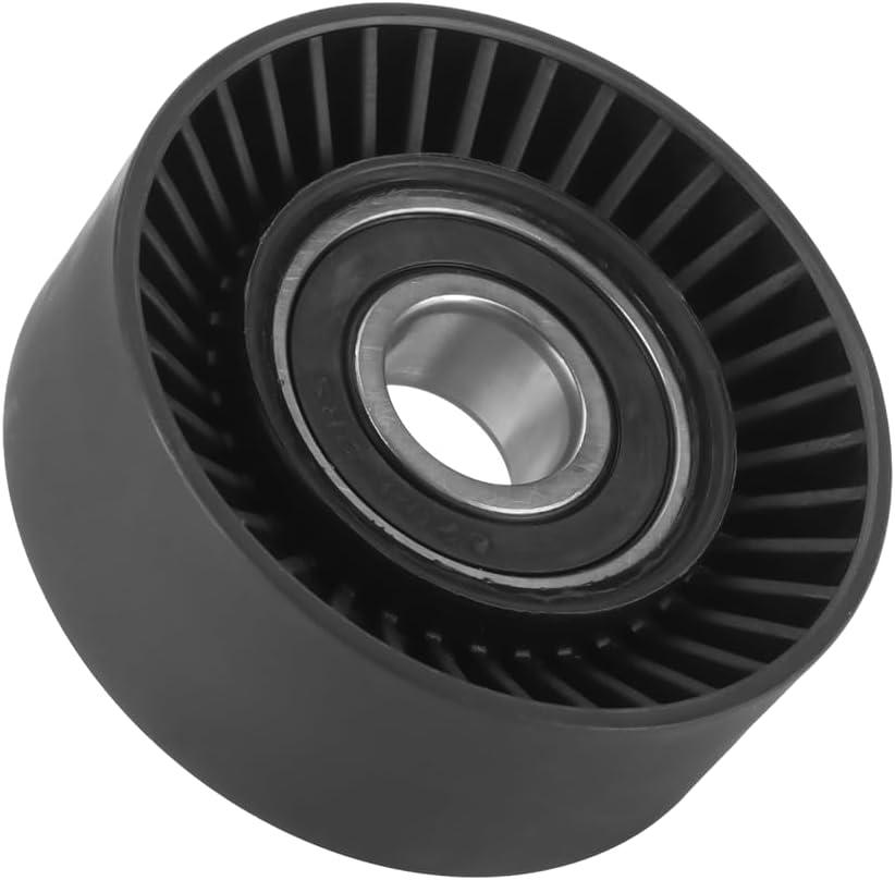 Drive Belt Idler Pulley Belt Tensioner Pulley - Compatible for Audi A3, Convertible, Sportback for Audi A4 B8, Avant, Allroad for Audi A5, Convertible, Sportback - Replace Part 06A903315D