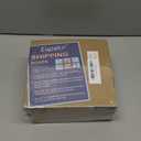 Eupako 4X4X4" Cardboard Box Mailers 25 Pack Brown Cube Corrugated Small Shippin