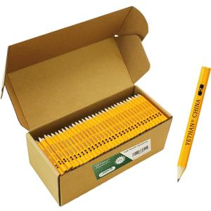 Golf Pencils, Half Pencil, 3.5" Mini Pencils, #2 HB Hexagon, Pre-sharpened, Back to school, 480 count.