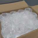 UPBUD 4 Inch Small Glass Cylinder Vases for Centerpieces | 12pcs Clear Flower Vase for Wedding Decorations, Floating Candle Vases in Bulk, Hurricane Candle Holders for Table, Home Décor