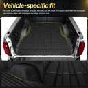 Custom Fit Trunk Mat for 2024 2025 Toyota Tacoma 5FT Bed