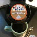 Double Donut Coffee Hot Chocolate Pods for Keurig K Cups Brewers, Single Serve Classic Hot Cocoa Pods, 24 Count (EXP 12/16/27)