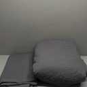 Oversized King Quilts 132x120, California King Bedspreads with 2 Pillow Shams, Ultrasonic Quilting Floral Pattern Soft Microfiber Lightweight Extra Large King Bedspread, Dark Grey