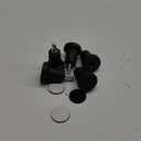 Bell Glides Replacement Office Chair or Stool Swivel Caster Wheels to Fixed Stationary Castors (Bell Glides Long)